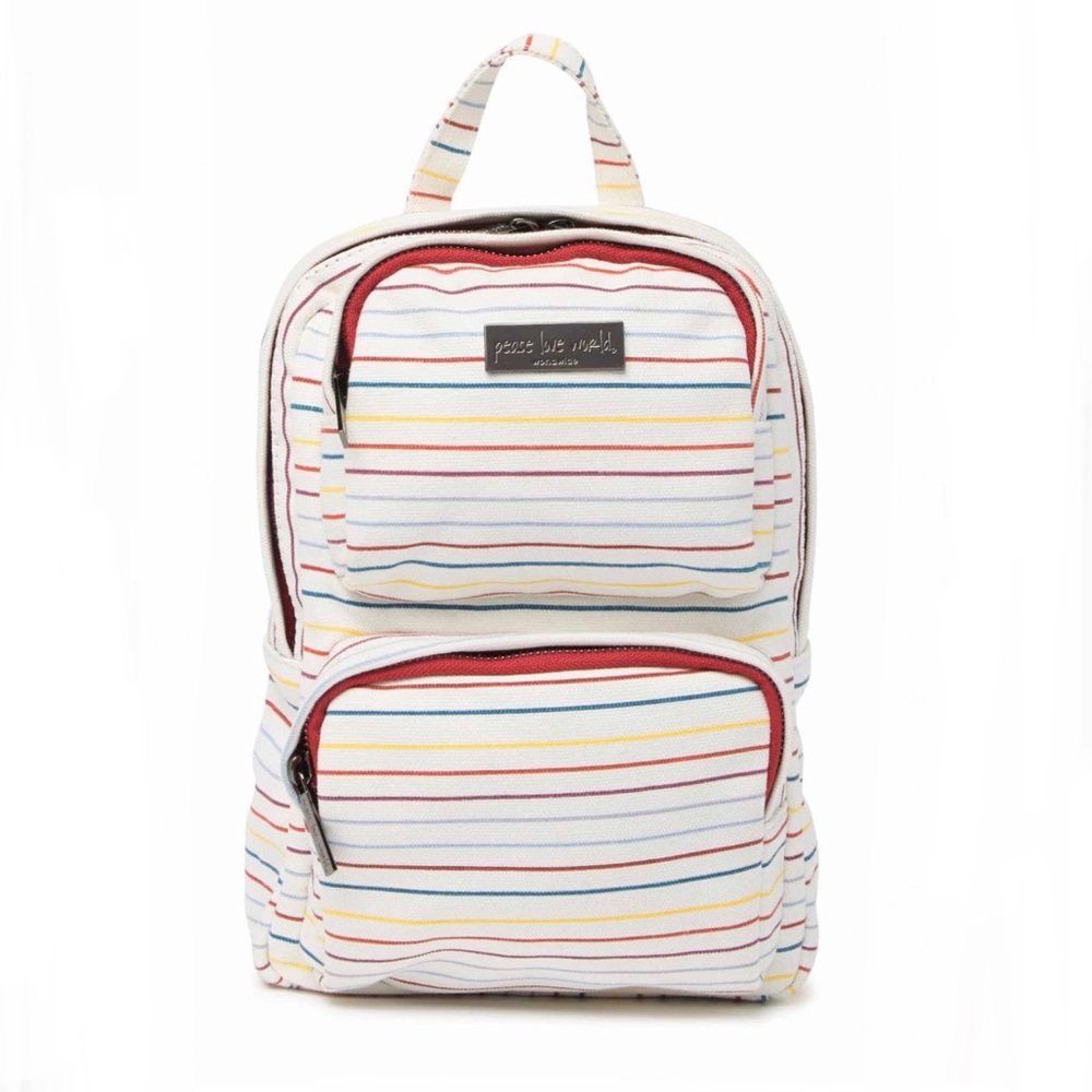 PEACE LOVE WORLD CONVERTIBLE SLINGBACK BACKPACK - Picture 1 of 8